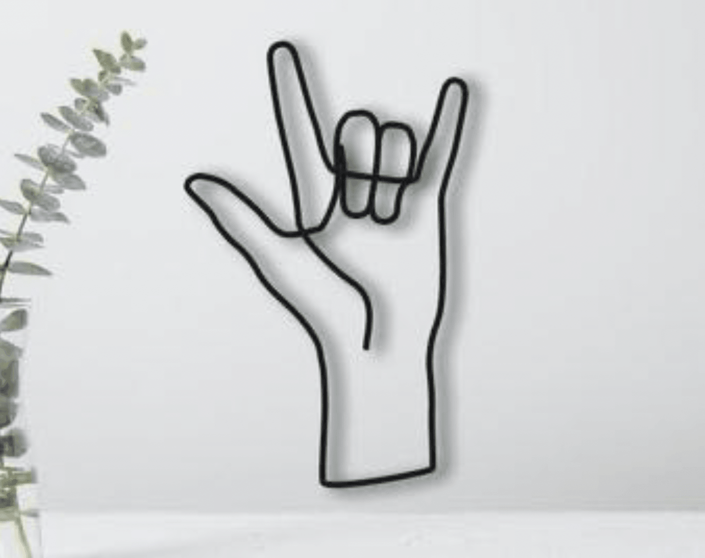 A wire art image forms the 